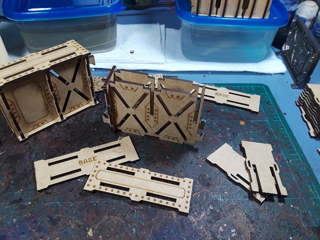 Necromunda Deadbolt's Derelict Corridors build begins Wargaming Hub